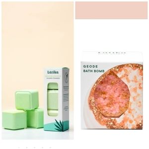 Latika Shower Steamers and Geode Bath Bomb